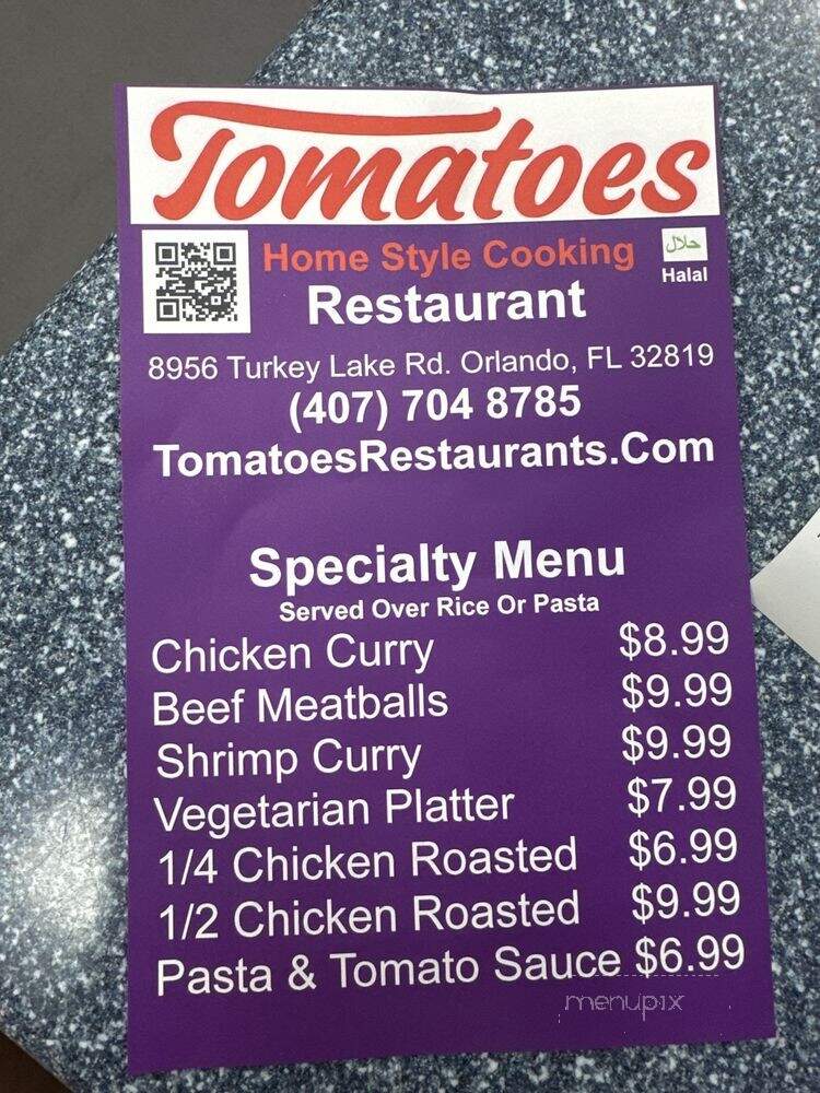 Tomatoes Mediterranean Taste - Orlando, FL