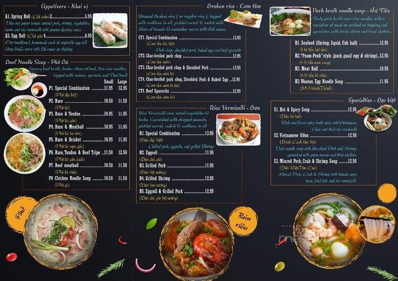 Pho Le 1 - Coeur d'Alene, ID menu_pic