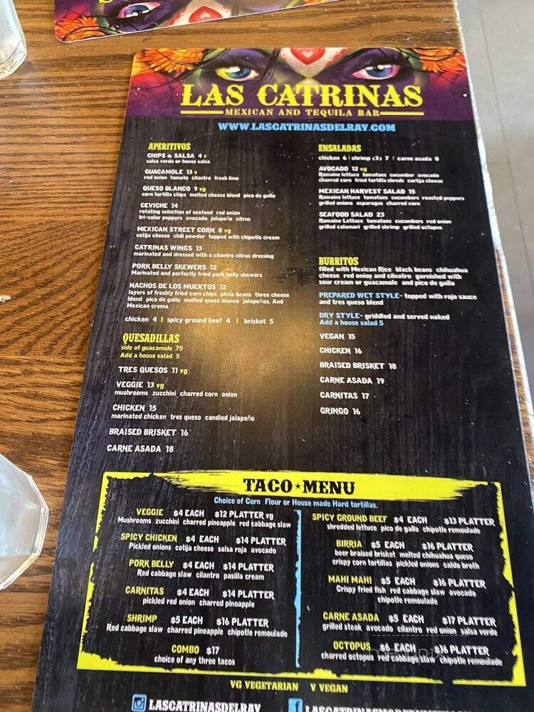 Las Catrinas Modern Mexican - Delray Beach, FL menu_pic