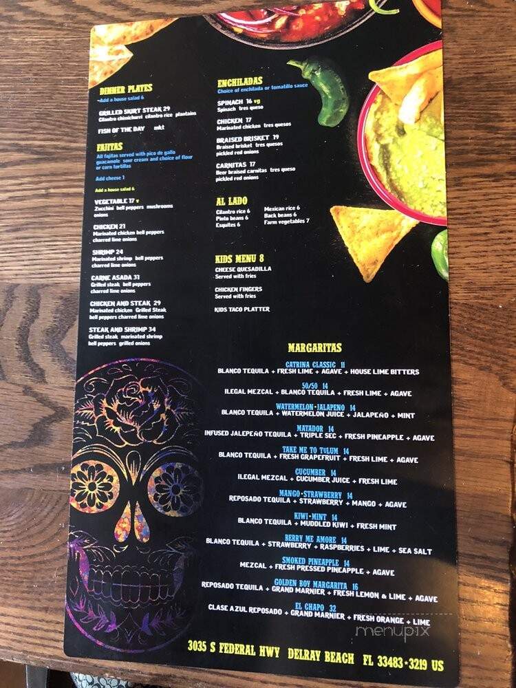 Las Catrinas Modern Mexican - Delray Beach, FL menu_pic