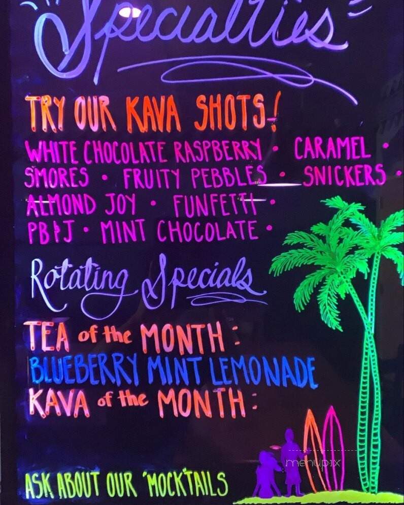Island Root Kava Bar Abacoa - Jupiter, FL menu_pic