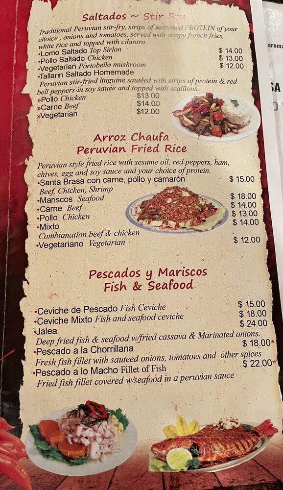 Santa Brasa - Clifton, NJ menu_pic