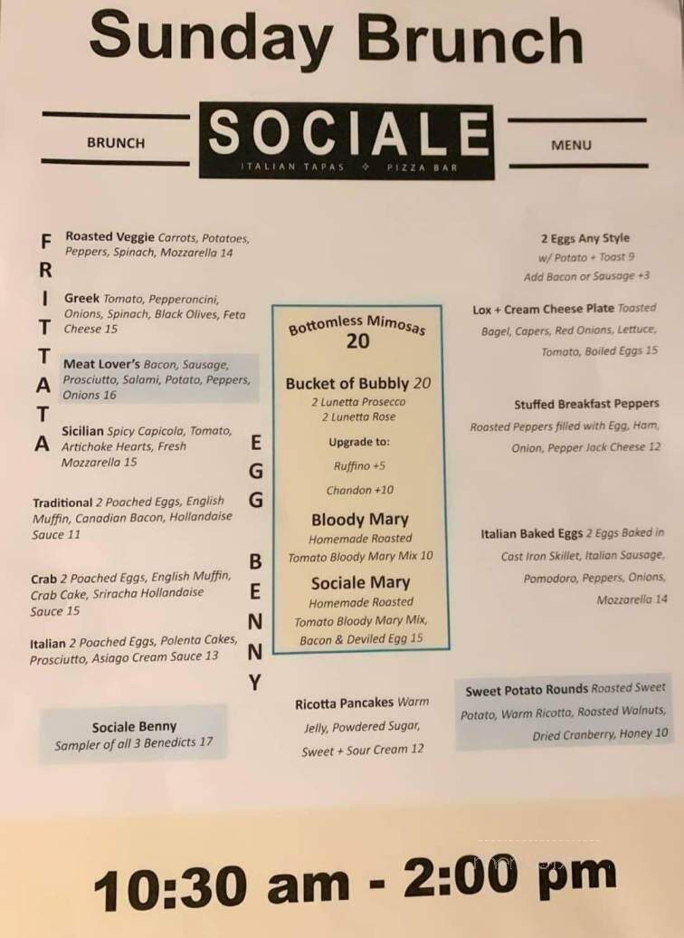 Bocelli Modern Italian - Tampa, FL menu_pic