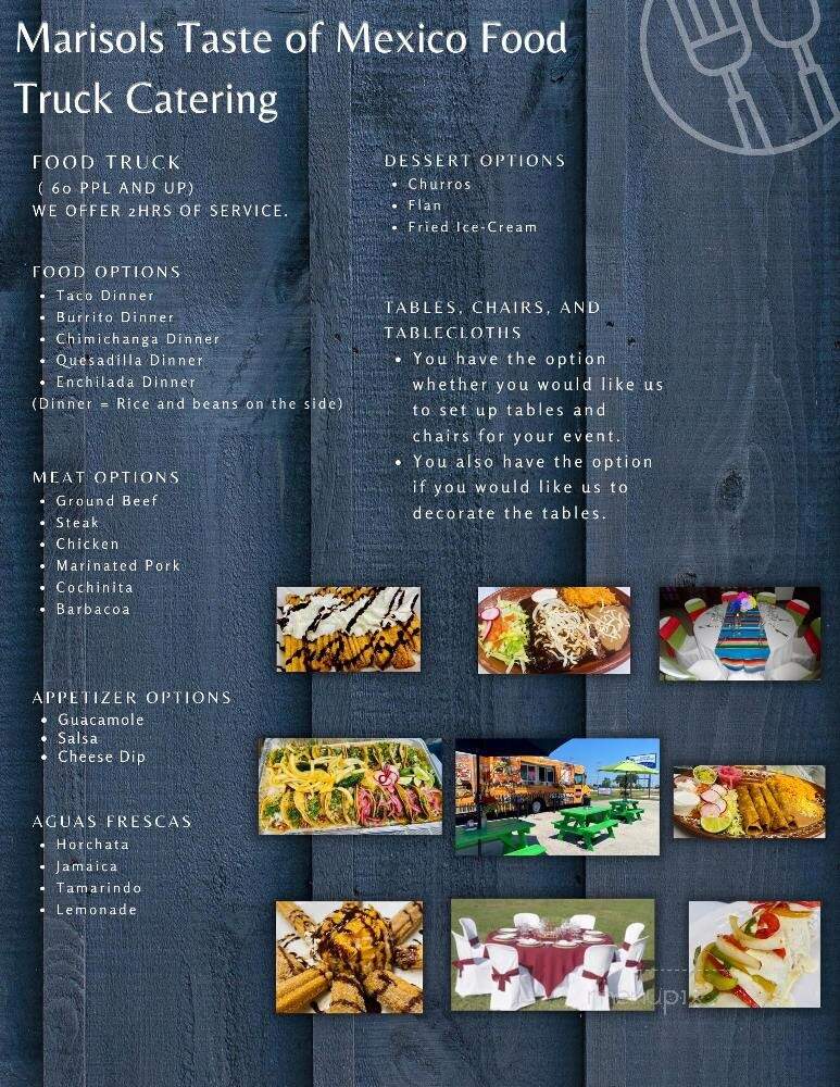 Marisol's Taste of Mexico - Oconomowoc, WI menu_pic