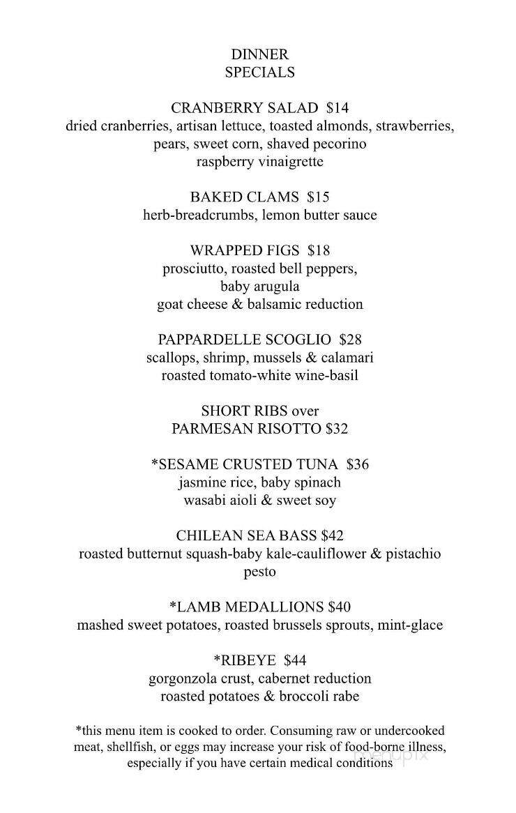 Cala Luna - Mineola, NY menu_pic
