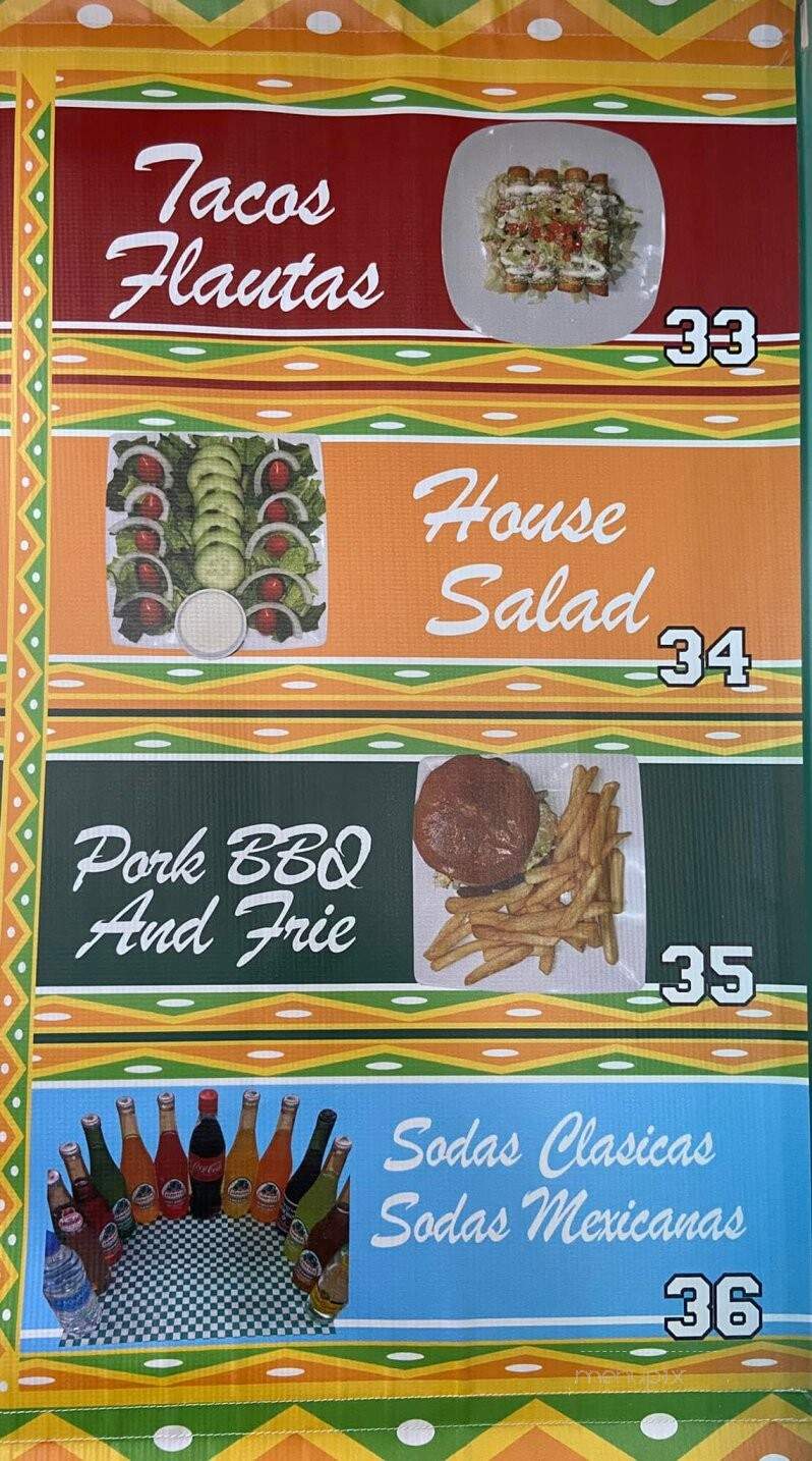 El Tenampa - Le Sueur, MN menu_pic
