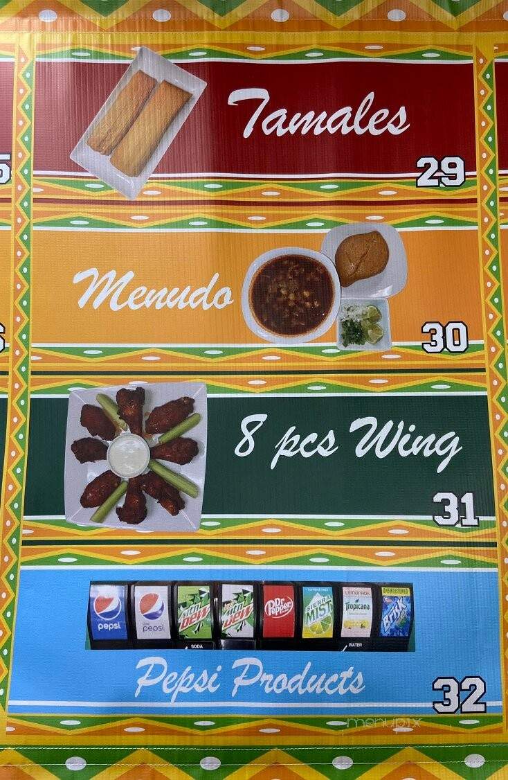 El Tenampa - Le Sueur, MN menu_pic