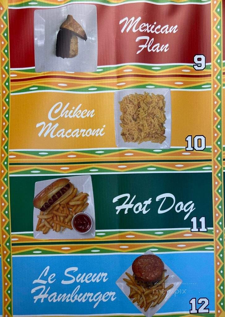 El Tenampa - Le Sueur, MN menu_pic