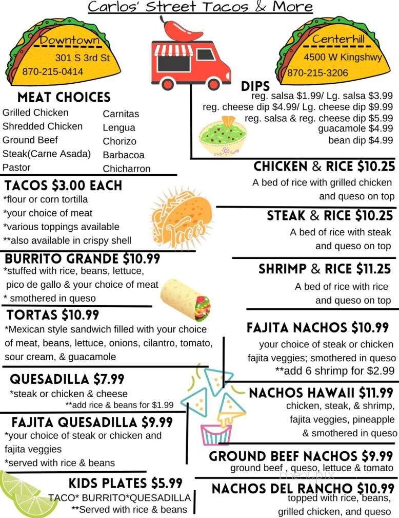 Carlos's Street Tacos and More - Paragould, AR