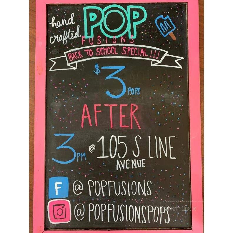 Pop Fusions Gourmet Fruit Pops - Inverness, FL menu_pic