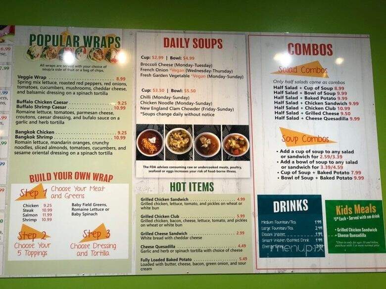 Salad Express - Newnan, GA menu_pic