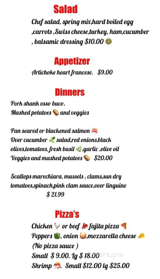 Lezama's Restaurant & Pizza - Long Branch, NJ menu_pic