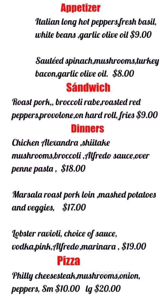 Lezama's Restaurant & Pizza - Long Branch, NJ menu_pic