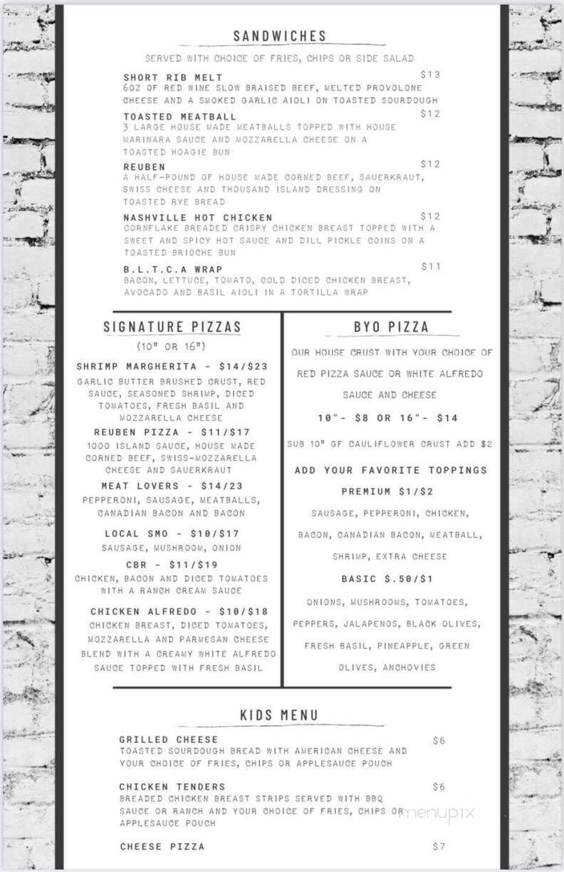 The Local - Muskego, WI menu_pic