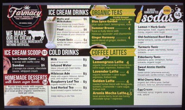 Spanish Street Farmacy - Cape Girardeau, MO menu_pic