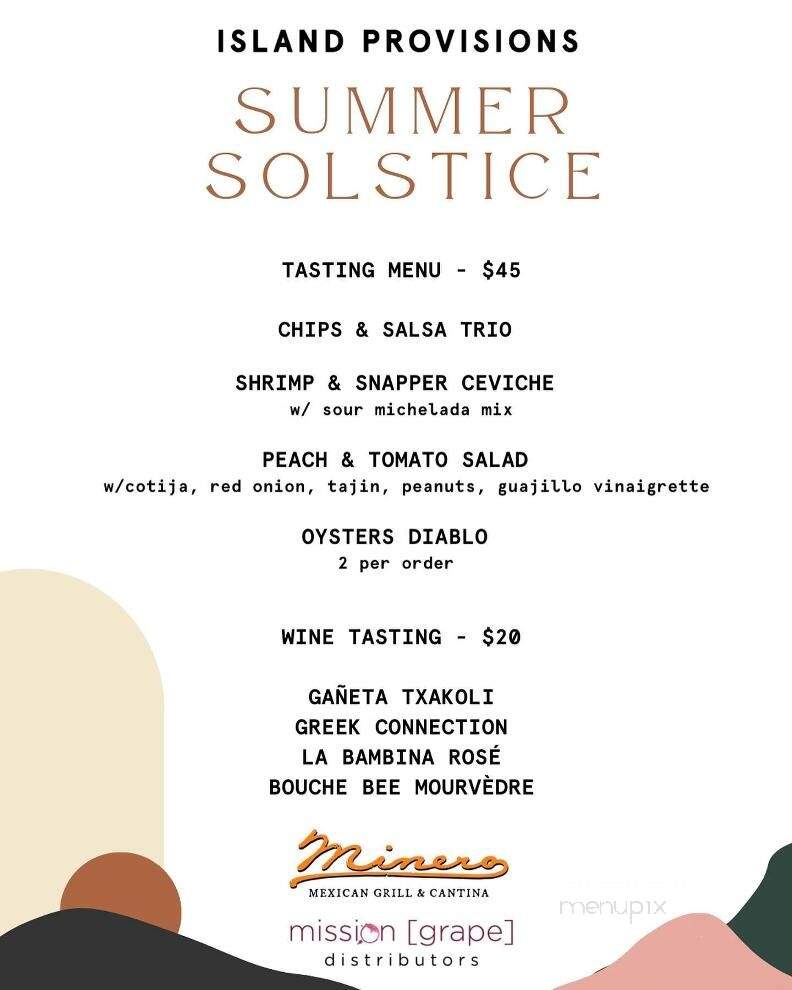 Island Provisions - Johns Island, SC menu_pic