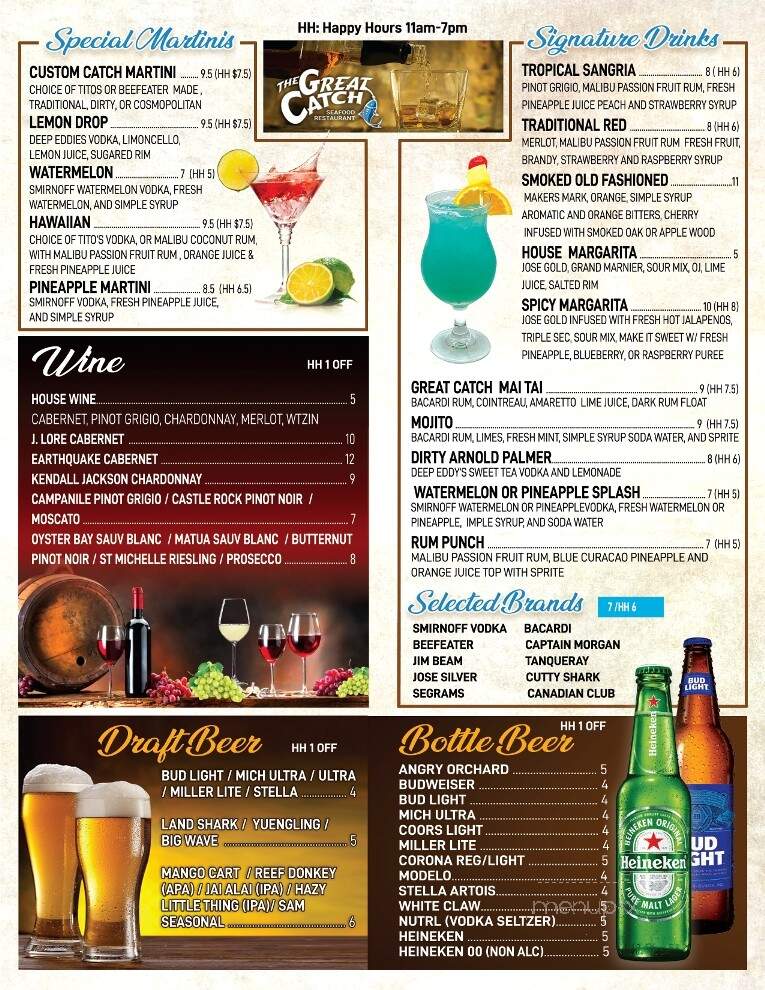 The Great Catch - Oldsmar, FL menu_pic