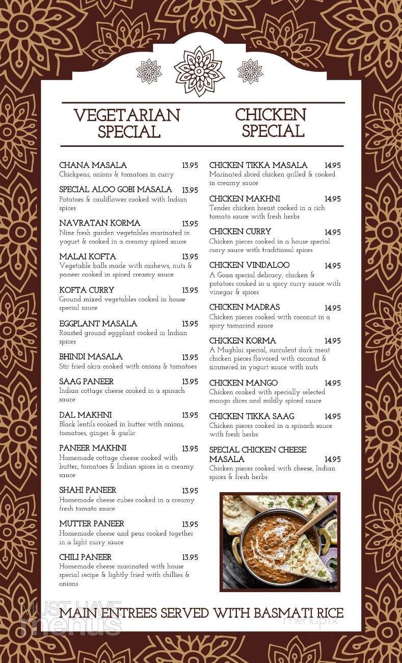 Dosa Grill - Albany, NY menu_pic