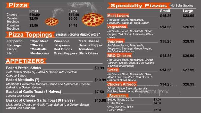 Pizza At the Pass - Orange Beach, AL menu_pic