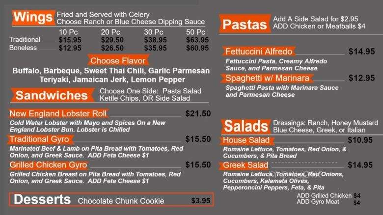 Pizza At the Pass - Orange Beach, AL menu_pic
