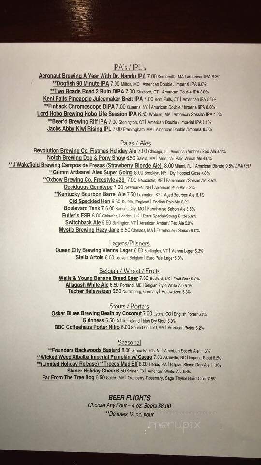 Post - Hamilton, MA menu_pic