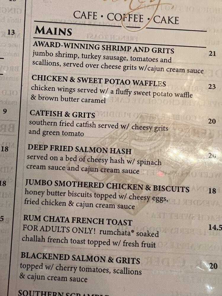 Milk & Honey Cafe - Sterling, VA menu_pic
