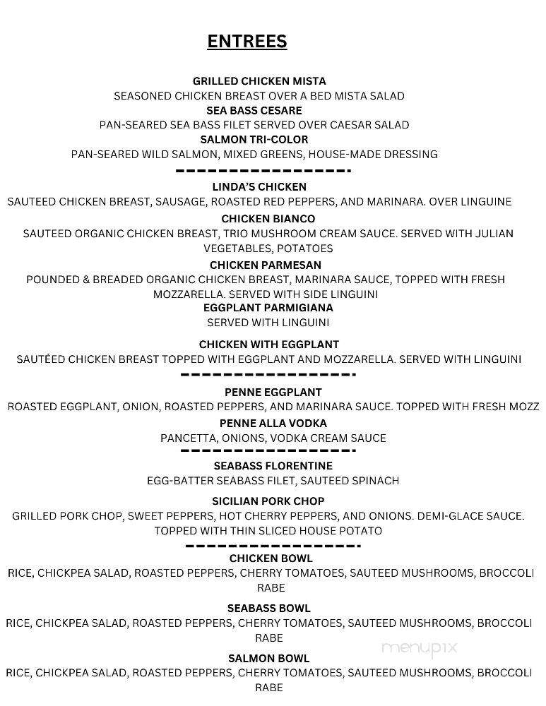 IL Capriccio Ristorante E Bar - Milford, CT menu_pic