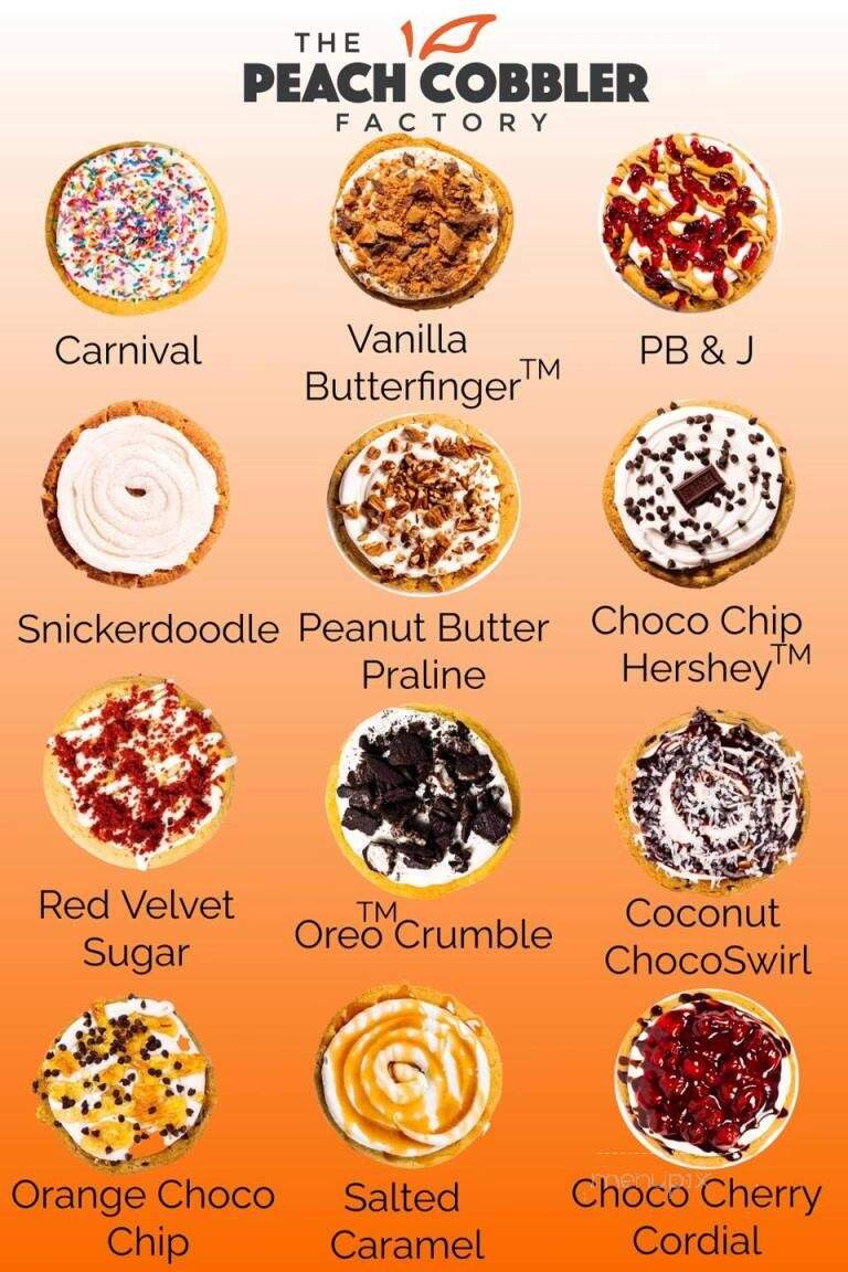 The Peach Cobbler Factory - Burlington, NC menu_pic