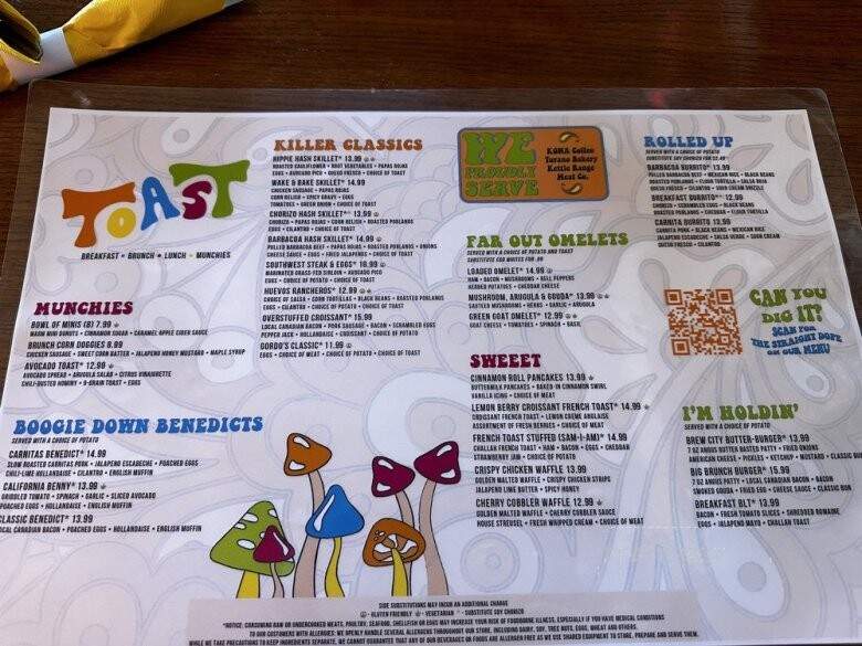 Toast Cedarburg - Cedarburg, WI menu_pic