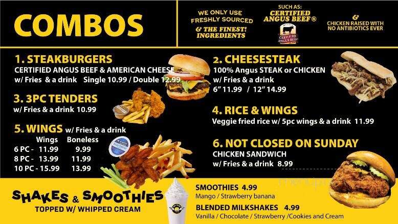 WNB Factory - Mason, OH menu_pic