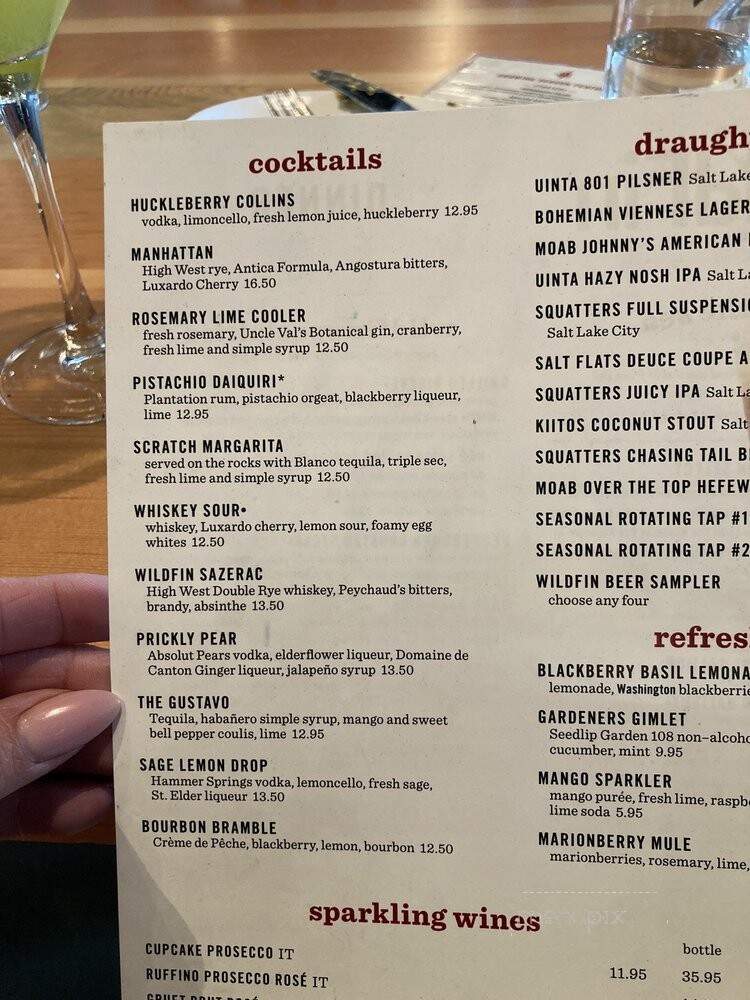 Wildfin American Grill - Riverton, UT menu_pic