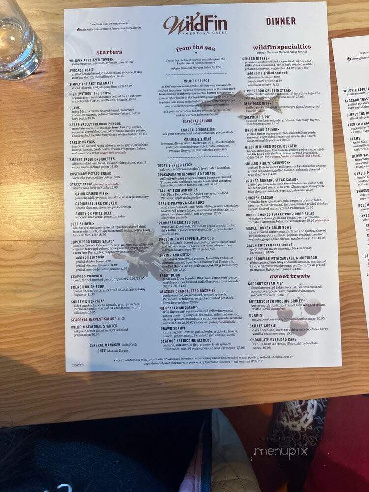 Wildfin American Grill - Riverton, UT menu_pic