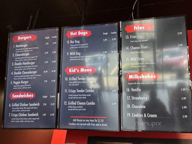 Fred's Burger - Fairfield, CA menu_pic