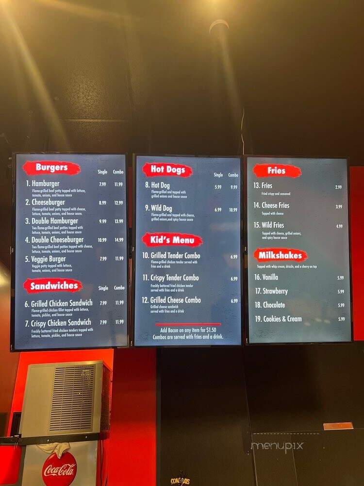 Fred's Burger - Fairfield, CA menu_pic