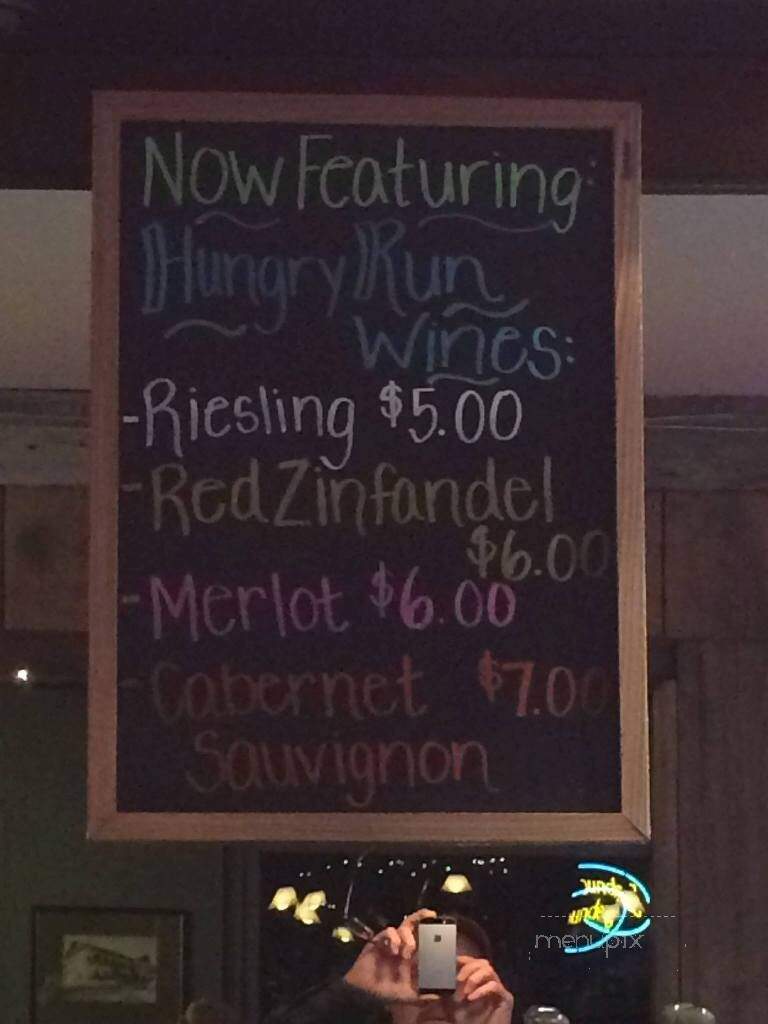 Hungry Run Wine Bar & Bistro - Lewistown, PA menu_pic