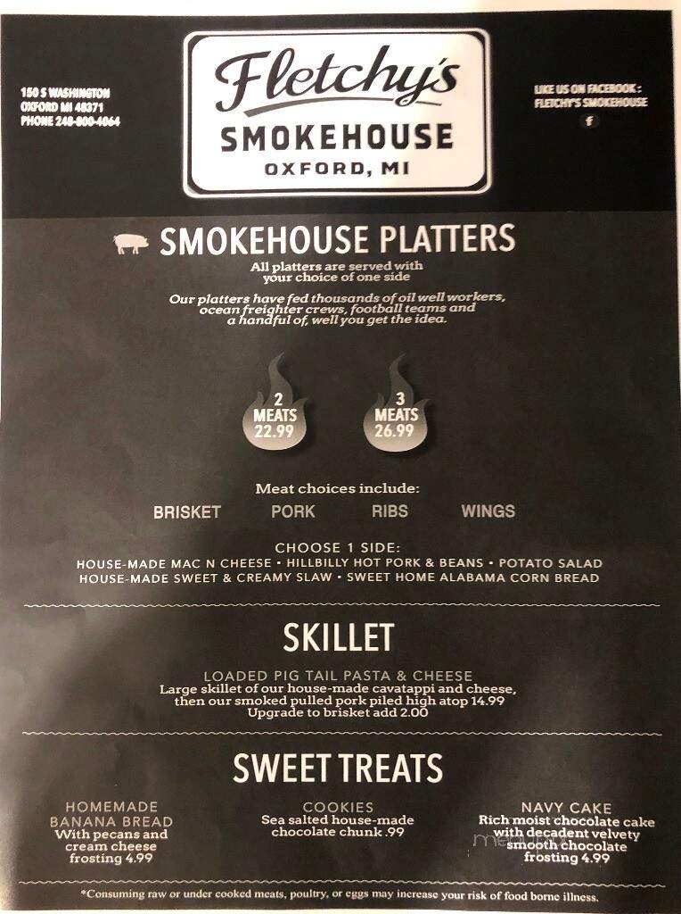 Fletchy's Smokehouse - Oxford Charter Township, MI