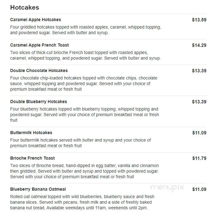 Bob Evans Restaurant - Princeton, IN menu_pic