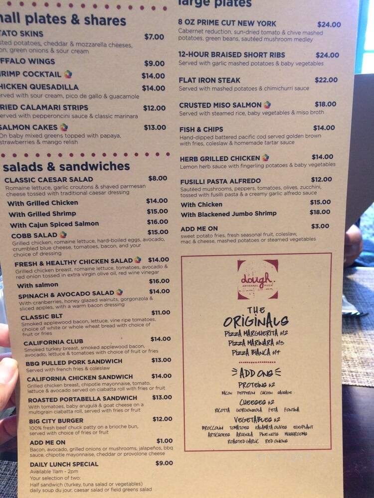 Sheraton Grille 91 - Cerritos, CA menu_pic