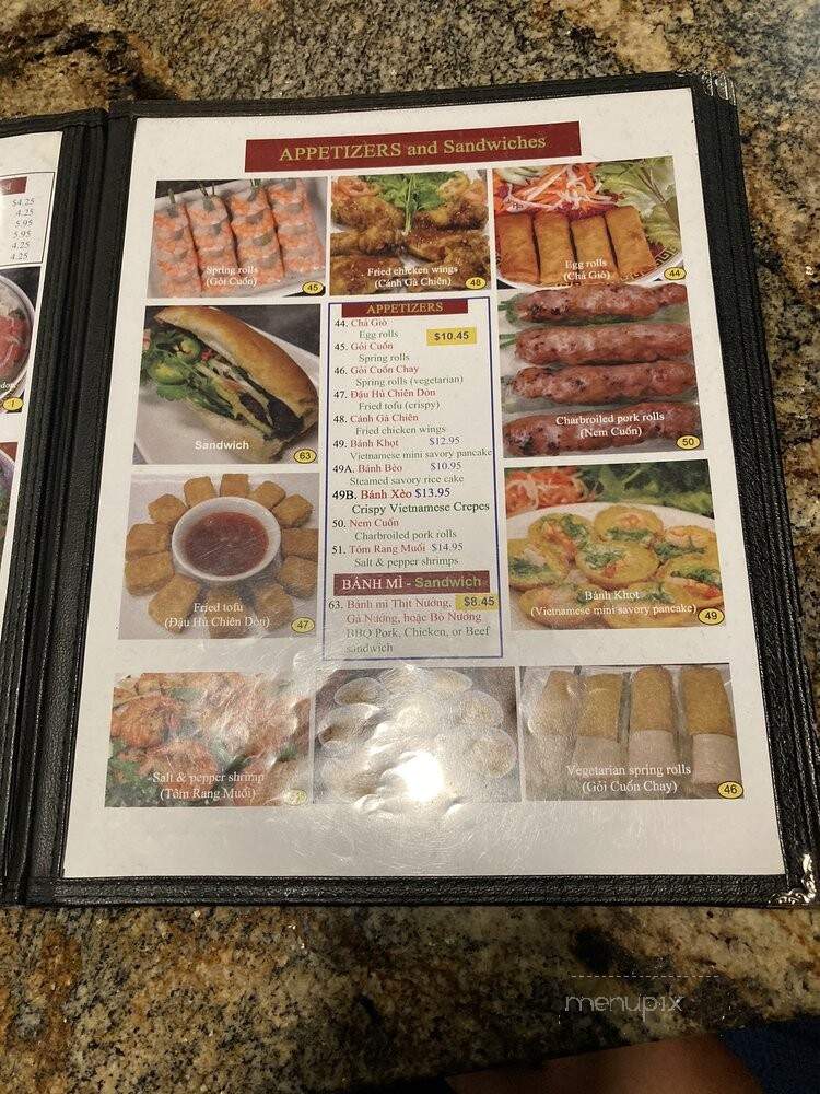 Pho Ha - Arcadia, CA menu_pic