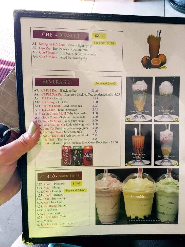 Pho Ha - Arcadia, CA menu_pic