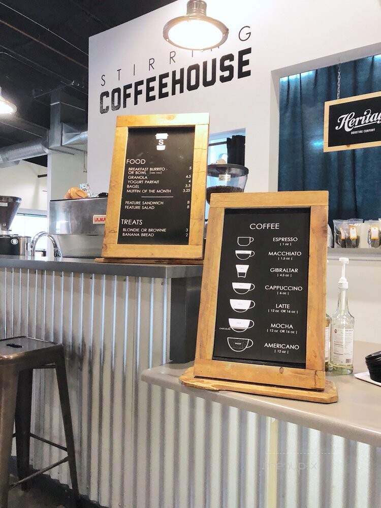 Stirring Coffeehouse - Redding, CA menu_pic