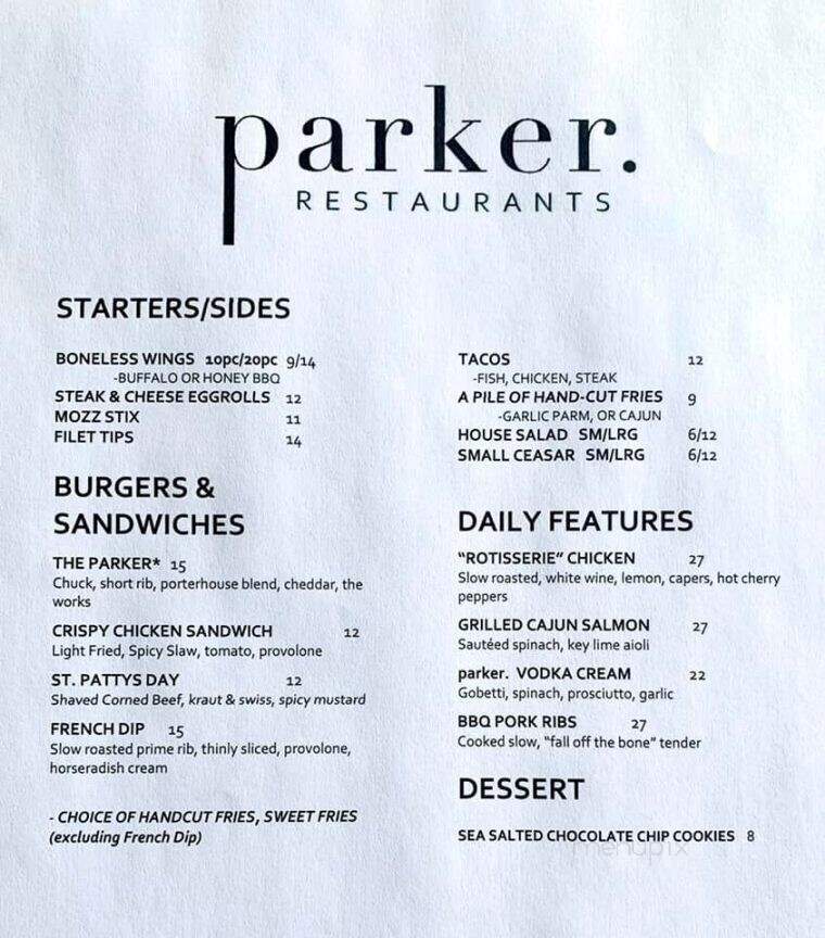 Parker. Eatery & Bar - Stratford, CT