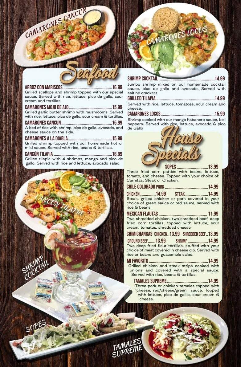 El Tapatio Mexican Restaurant & Cantina - Youngstown, OH menu_pic