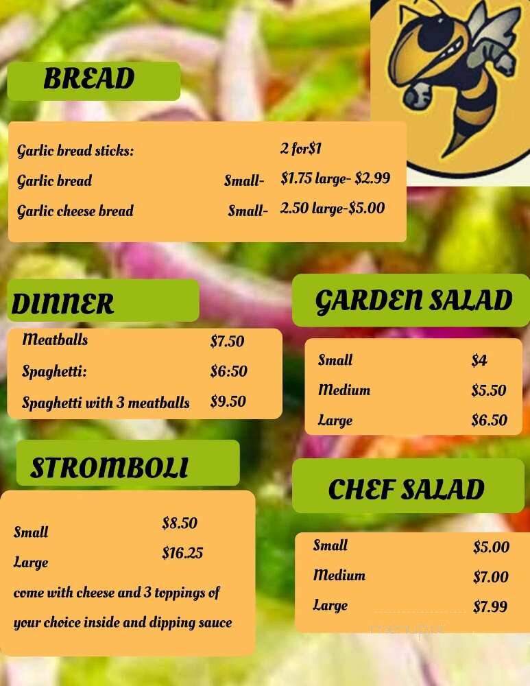 Hornet's Nest - Pataskala, OH menu_pic