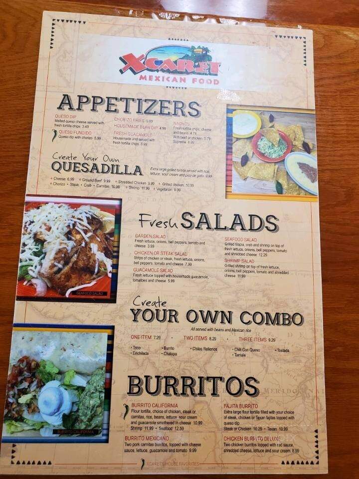 Xcaret Mexican Restaurant - Tiffin, OH