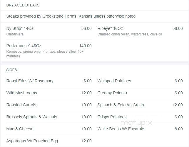 Roast - A Michael Symon Restaurant - Detroit, MI menu_pic