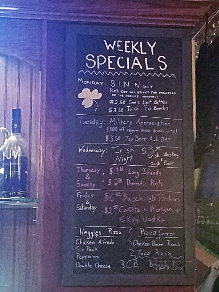 O'Really's Irish Pub - Grand Forks, ND menu_pic