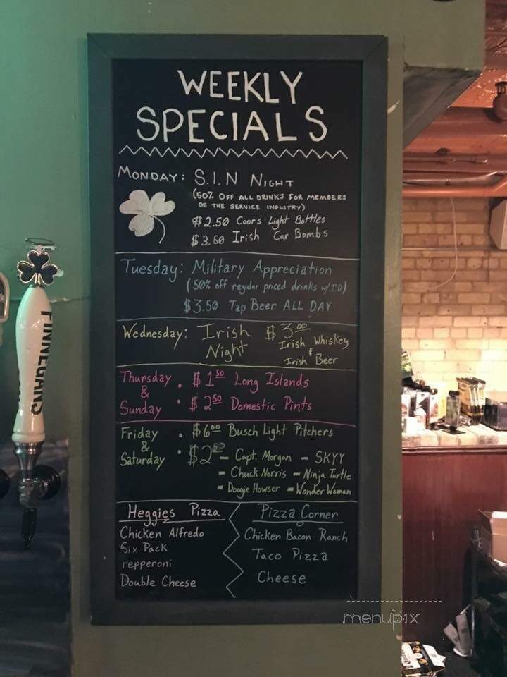 O'Really's Irish Pub - Grand Forks, ND menu_pic