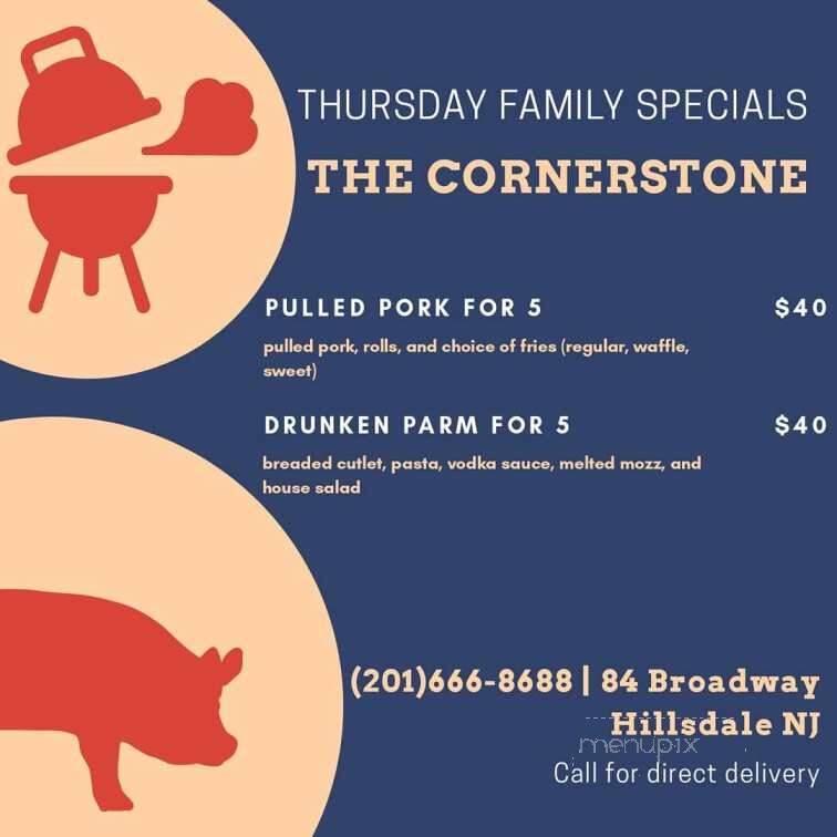 The Cornerstone Restaurant and Bar - Hillsdale, NJ menu_pic
