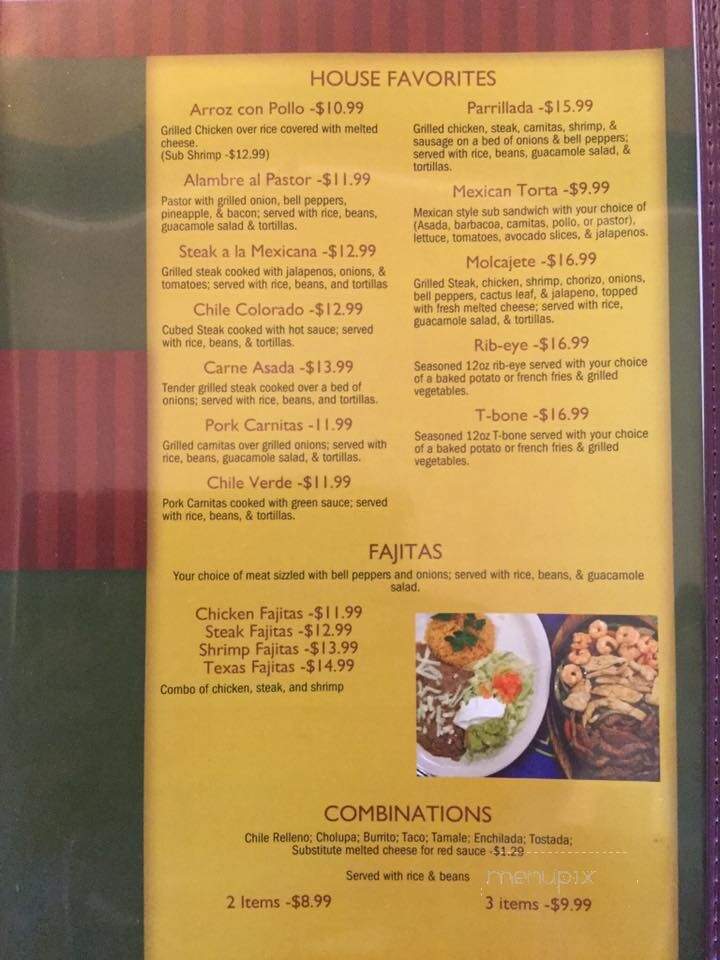Compadres Taqueria Grill - Hattiesburg, MS menu_pic